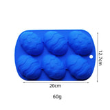 2pcs Easter Eggs Silicone Chocolate Candy Mold