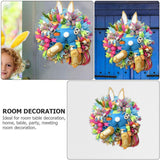 Easter Rabbit Bunny Wreaths with Butt Ears for Door Porch Wall Farmhouse Decor