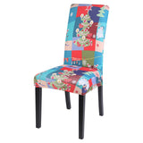 Christmas Elastic Dining Room Seat Chair Cover