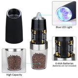 Electric Automatic Mill Pepper Salt Grinder LED Light