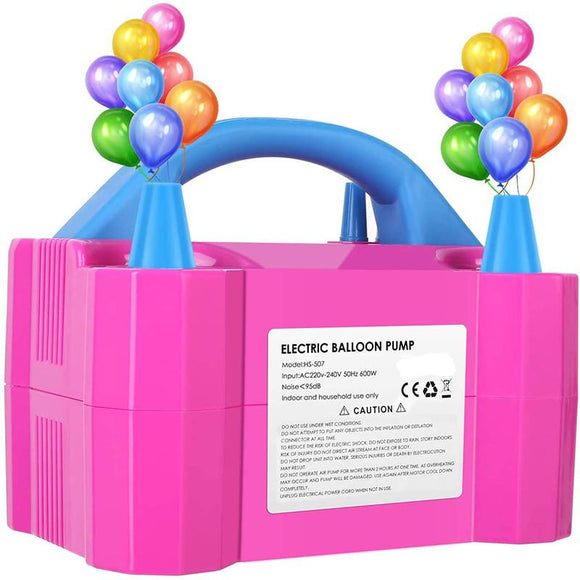 Electric Balloon Pump Dual Nozzle Inflator Blower