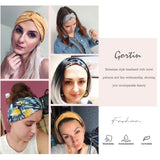 Extra Wide Hair Band Running Head Band Workout Knot Headwrap