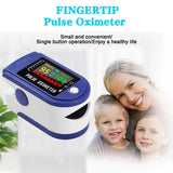 Finger Pulse Oximeter, Blood Oxygen Heart Rate Monitor