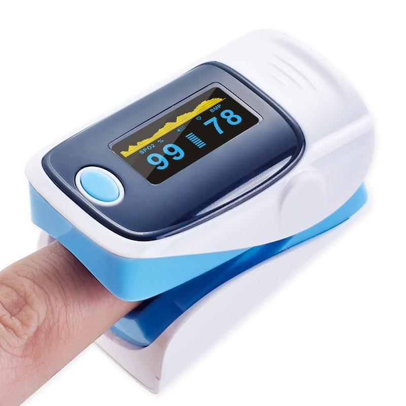 Finger Pulse Oximeter, Blood Oxygen Monitor with Heart Rate Monitor