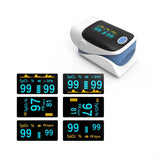 Finger Pulse Oximeter, Blood Oxygen Monitor with Heart Rate Monitor