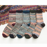 Five Pairs of Thermal Winter Socks for Women