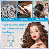 Foam Heatless Hair Curlers Curls Rollers Headband For Long Hair