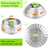 Foldable Steamer Basket Insert Rack