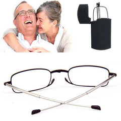 Folding Readers Compact Reading Glasses with Case