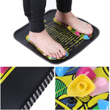 Stone Reflexology Foot Massager Mat Releases Stress Muscle Tension