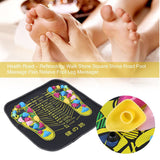 Stone Reflexology Foot Massager Mat Releases Stress Muscle Tension