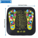 Stone Reflexology Foot Massager Mat Releases Stress Muscle Tension