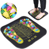 Stone Reflexology Foot Massager Mat Releases Stress Muscle Tension