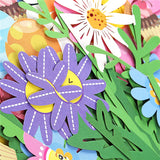 Forever Flower 3D Popup Greeting Cards with Note Card and Envelope