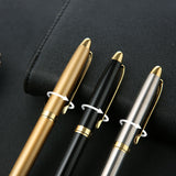 Free Engraving Personalized Expert Black Roller 0.7mm Ballpoint Pen with 2 Refills