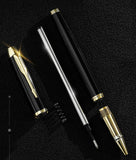 Free Engraving Personalized Black Ink Roller Ballpoint Pen  with 5 Refills