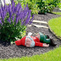 Funny Drunk Dwarf Garden Gnome Statues Decoration