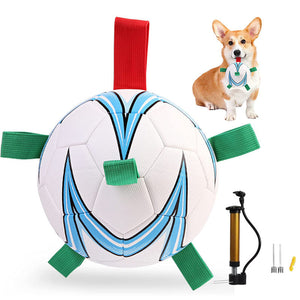 Funny Jolly Interactive Tug War Dog Toys Ball Soccer