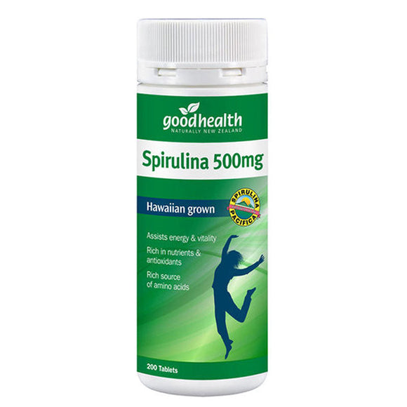Good Health Spirulina Tablets 500mg 200 tablets