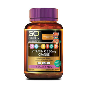 GO Healthy Vitamin C 260mg Orange 60 Tablets