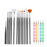20pcs/set Gel Design Pen Painting Polish Brush Nail Art Brushes Set