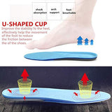 Thickening Shoes Insoles Silicone Gel Orthotic Foot Cushion Insert Pads