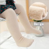 Children's Girls Thick Solid Color Legging Fashion Warm Fall Pantyhose Pants