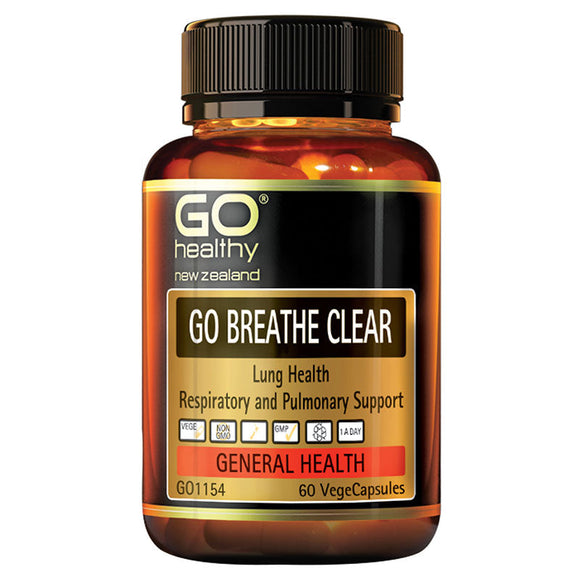 Go Healthy Go Breathe Clear 60 Capsules