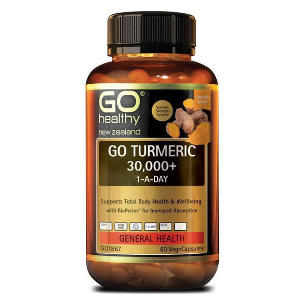 Go Healthy Turmeric 30000+ 1 A Day 60 Vegetable Capsules