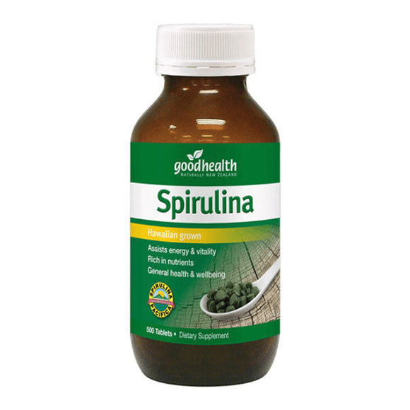 Good Health Spirulina 500mg 500 Tablets