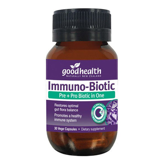 Good Health Immuno-Biotic Pre & Pro Biotic in One 30 Capsules