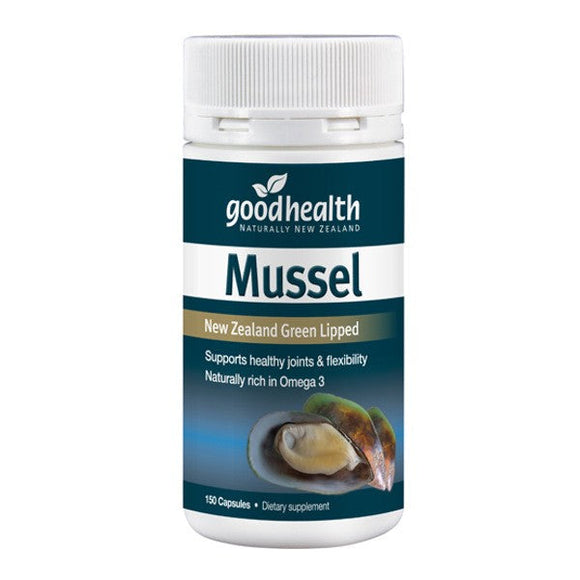 Good Health Mussel 300mg 150 Capsules - New Zealand Green Lipped