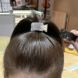 Rhinestone Hair Claw Anti-Sagging Fixed Artifact  High Ponytail Fixed Hair Clip Hairpin