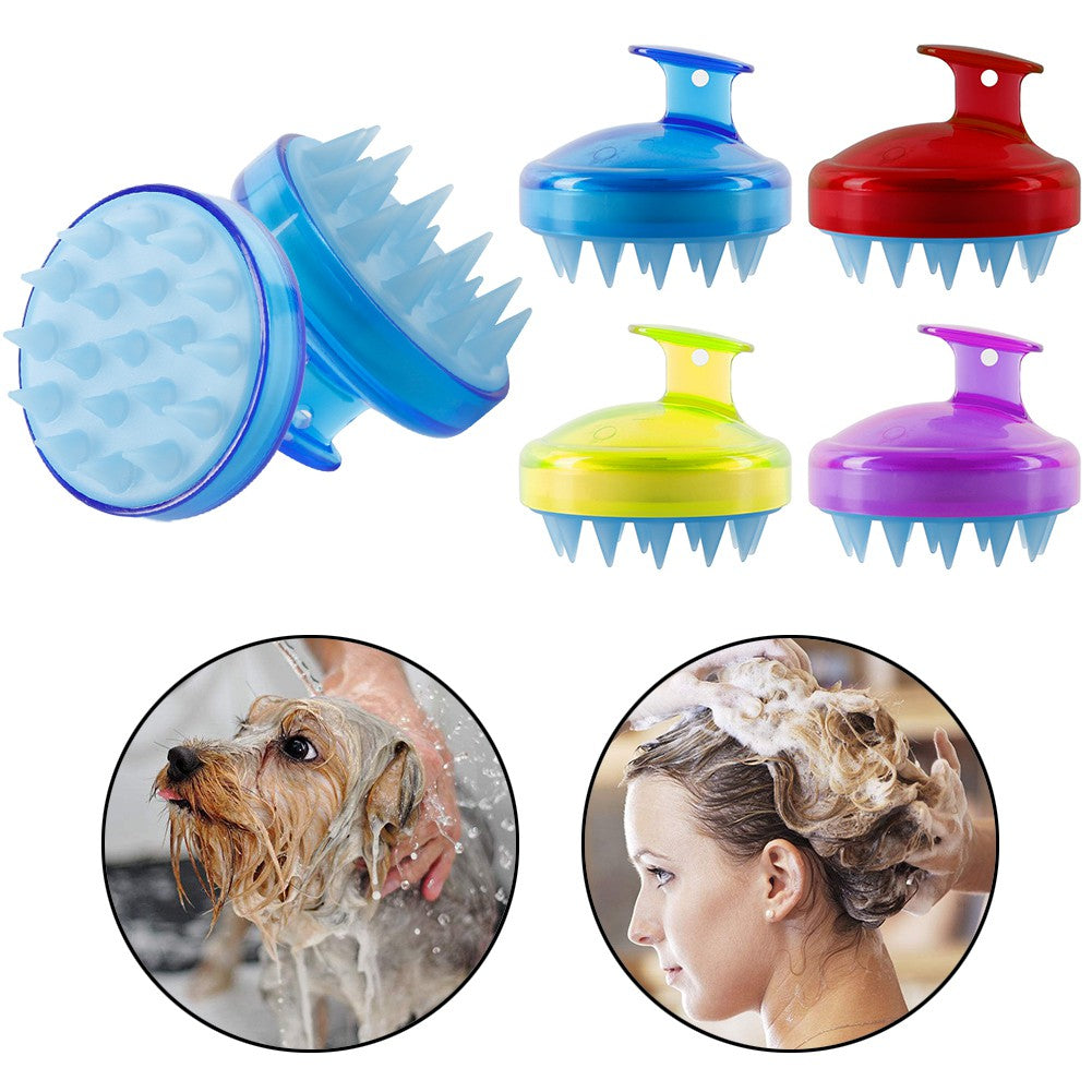 Hair Scalp Massager Silicone Shampoo Brush