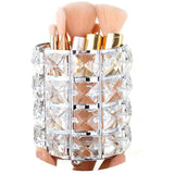 Handcrafted Crystal Makeup Brush Holder Storage Cup