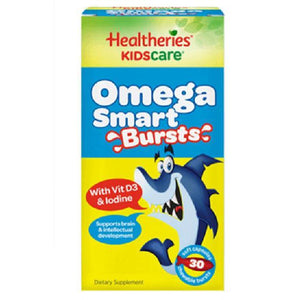 Healtheries Kidscare Omega Smart Bursts 30 Capsules