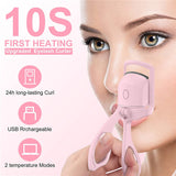 Electric Heated Eyelash Lash Curler Eyelashes Clip