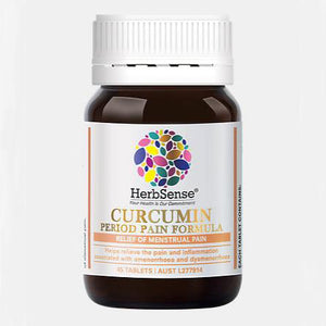 HerbSense Curcumin Period Pain Formula 45 Tablets