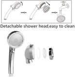 High Pressure 3 Modes Handheld Shower Head with ON/OFF Pause Switch