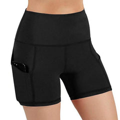 High Waisted Yoga Shorts Legging-Shorts Biker with Pockets