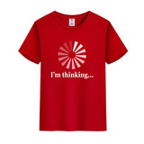 Unisex Funny T-Shirt I'm Thinking Graphic Novelty Summer Tee