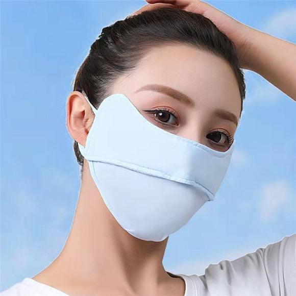 Eye Protection UV Protection Face Cover Face Scarf Sunscreen Mask Ice Silk Mask