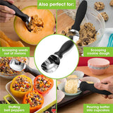 Ice Cream Scoop With Soft Grip Handle Spoon Kitchen Tool