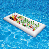 Inflatable Ice Serving Bar Pool Party Buffet Drink Cooler Ice Tray Containers