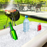 Inflatable Ice Serving Bar Pool Party Buffet Drink Cooler Ice Tray Containers