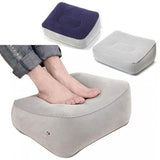 Inflatable Travel Foot Rest Pillow Leg Rest Bedbox