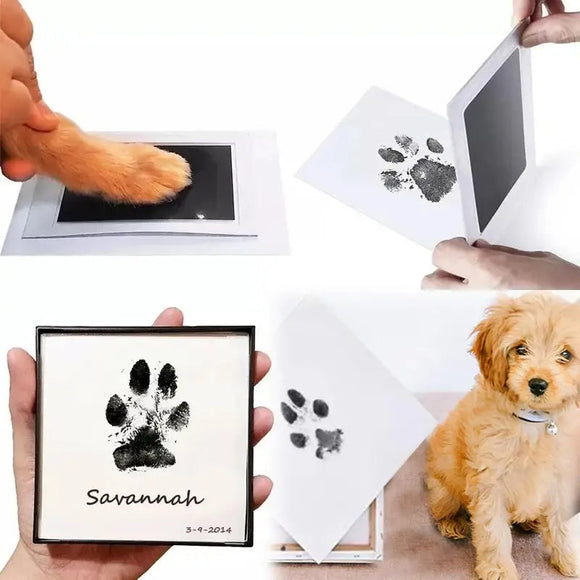 Inkless Infant Clean Touch Pet Paw Ink Pad Hand & Foot Stamp