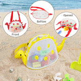 Kids Dinosaur Mesh Beach Bag Cartoon Sea Shell Swimming Storage