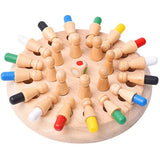 Kids Wooden Memory Match Stick Chess