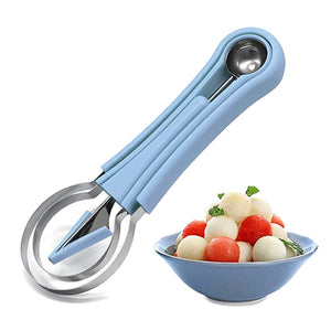 4 In 1 Melon Baller Scoop Watermelon Cutter Fruit Carving Tools Set